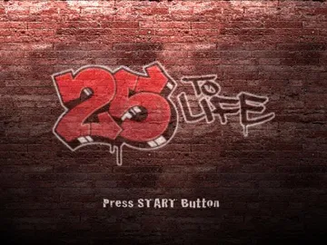 25 to Life screen shot title